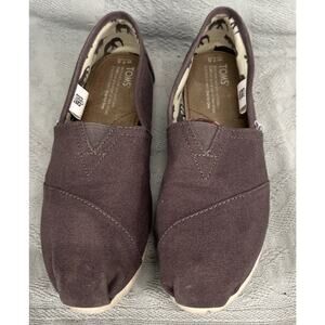 Tom's Women's Canvas, Size W 7 1/2 - Brown